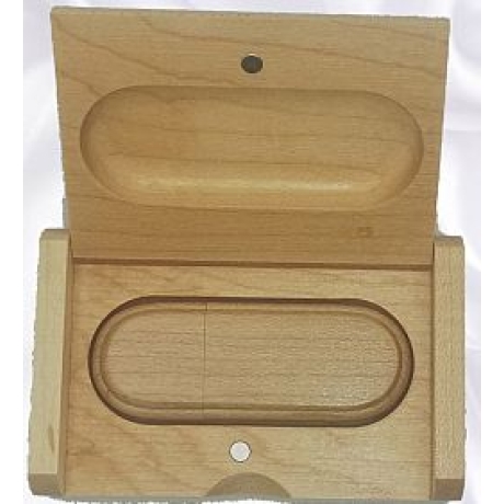 USB Stick 4GB aus Holz incl. Holzschatulle 