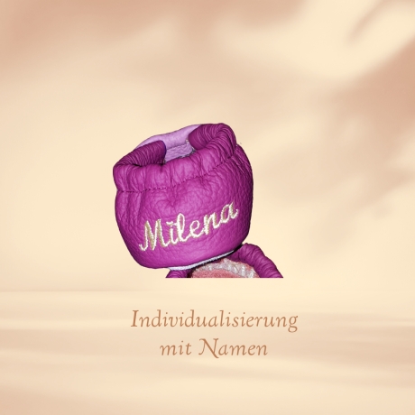 Babyschuhe personalisierbar mit Namen - Sneakers rosa