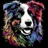 Stickdatei Australian Shepherd Siri Hund bunt Lunachild