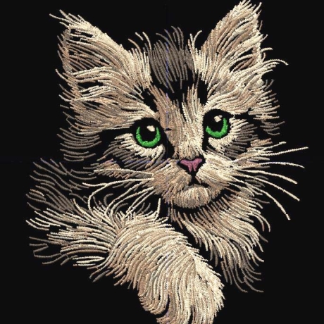 NEU Stickdatei Katze Kätzchen Kitten Meggan