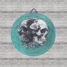 Kleines Wandbild Grün Gothic