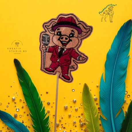 ITH TS-Stabdatei - Swingin´Robbie - Größe 6.95 x 8.88 cm