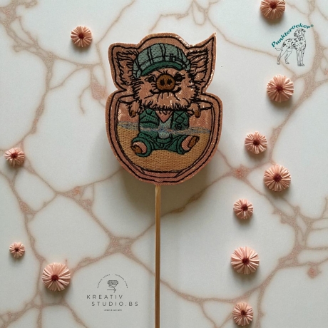 ITH TS-Stabdatei - Bubbly Ben - Größe 6.02 x 7.96 cm