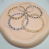 Handgemachtes Kristall Style Perlenarmband  Glitzer & Eleganz 