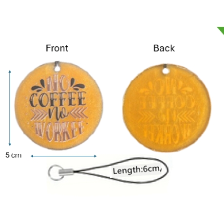 Anhänger Coffee Orange