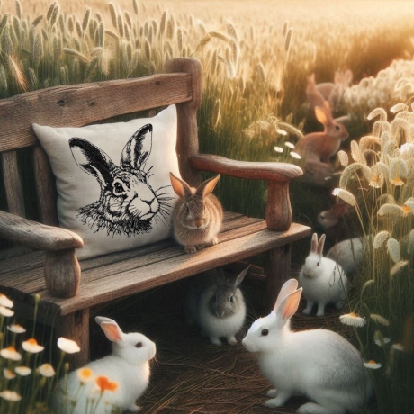 NEU Stickdatei Hase Gunther Lunachild