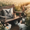 NEU Stickdatei Hase Gunther Lunachild