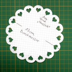 Untersetzer 13 cm Kunstfilz Bastelfilz 3 mm verschiedene Farben 