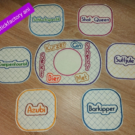 Untersetzer Party Set Nr 1 