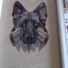 DSH - Deutscher Schäferhund - 13.14 x 18.98 cm