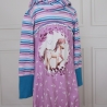 Hoodiekleid für Mädchen , Pferde