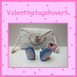 Häkelanleitung ♡ Valentinstagskuvert♡ 