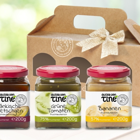 GOURMET-GESCHENKBOX | 3 Fruchtaufstriche | handgemachte Marmelade