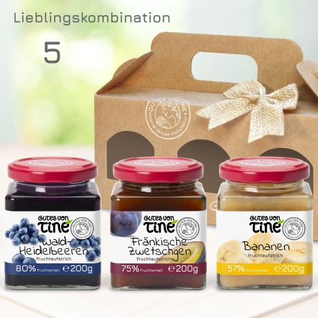 GOURMET-GESCHENKBOX | 3 Fruchtaufstriche | handgemachte Marmelade