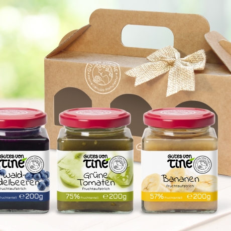 GOURMET-GESCHENKBOX | 3 Fruchtaufstriche | handgemachte Marmelade
