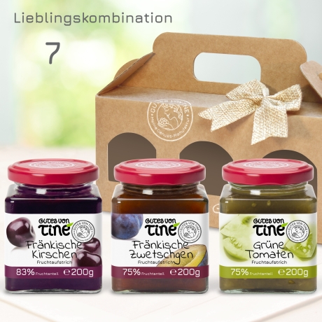GOURMET-GESCHENKBOX | 3 Fruchtaufstriche | handgemachte Marmelade