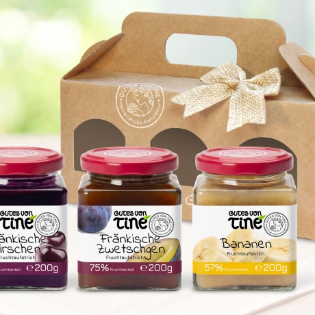 GOURMET-GESCHENKBOX | 3 Fruchtaufstriche | handgemachte Marmelade