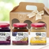 GOURMET-GESCHENKBOX | 3 Fruchtaufstriche | handgemachte Marmelade