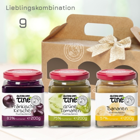 GOURMET-GESCHENKBOX | 3 Fruchtaufstriche | handgemachte Marmelade