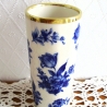 Vintage Porzellan-Vase Echt Kobalt aus den 50er Jahren