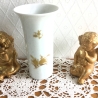 Vintage 70er Jahre Vase mit schönem Golddekor von Rosenthal
