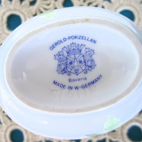 Vintage Vase Zarte Blümchen Gerold-Porzellan 60er Jahre