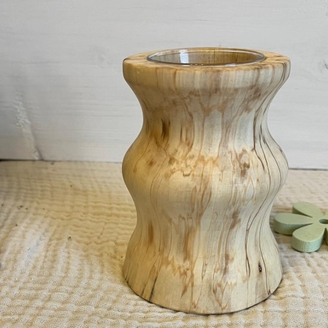 Holzvase aus verstockter Kastanie |Einzigartig natürlich, zeitlos