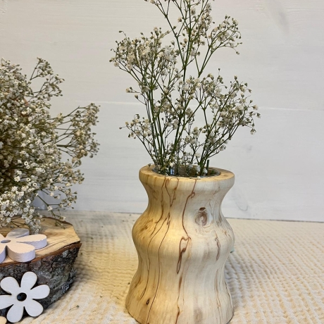 Holzvase aus verstockter Kastanie |Einzigartig natürlich, zeitlos