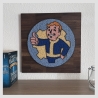 Fadenbild Vaultboy 40 x 40 cm
