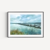Fotografie Verschneiter Steg - FineArt Druck