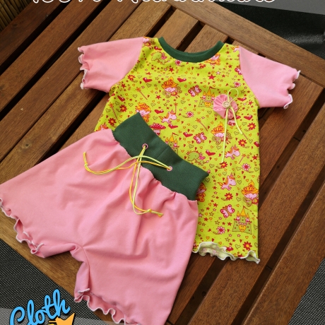 100% Handmade Mädchenset (2tlg) mit Feen