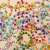 Kinder-Armband Schmuck, elastisch, Perlen gefädelt Hellgrün