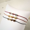 Armband mit Herz & Unendlichkeitszeichen – Makramee