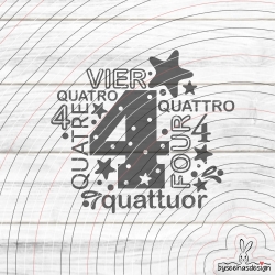 Vier Plotterdatei SVG DXF 