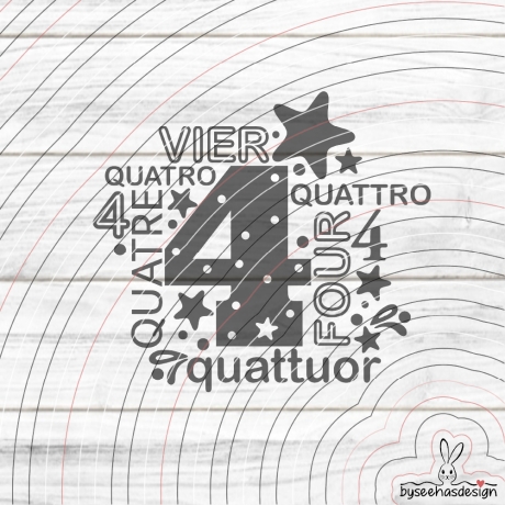 Vier Plotterdatei SVG DXF 