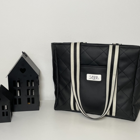 Tasche Sanna 2.0 schwarz aus Kunstleder