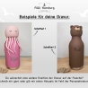 personalisierte Kinder-Trinkflasche Tierdesign 2