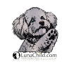 NEU Stickdatei Applikation Pudel Farly 
