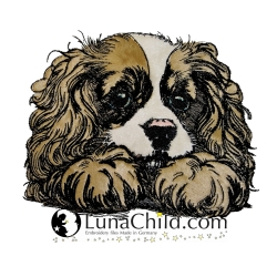 NEU Stickdatei Applikation King Charles Marley