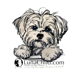 NEU Stickdatei Applikation Malteser Welpe Nala