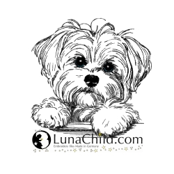 Neu Stickdatei Malteser Welpe Nala Welpe Hund