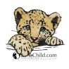 NEU Stickdatei Applikation Leopard Finn