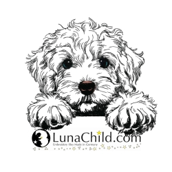 NEU Stickdatei Cockapoo Funny Hund realistisch