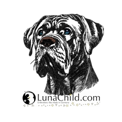 NEU Stickdatei Carne Corso Silly Hund Lunachild