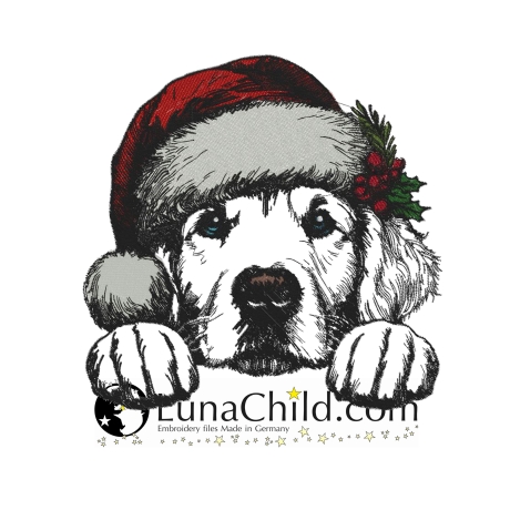 NEU Stickdatei Golden Retriever Safira LunaChild