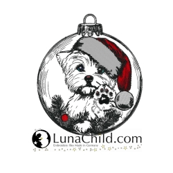 Neu Stickdatei Hund Malteser Josef LunaChild Neu Stickdatei Hund Malteser Josef LunaChild