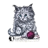 NEU Stickdatei Applikation Angora Katze Shadow
