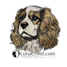 NEU Stickdatei Applikation King Charles Agatha Lunachild