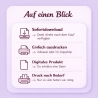 Gastgeschenk zum Ausdrucken – Blumen für Schokokugeln