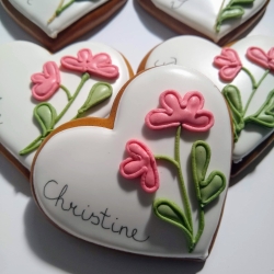 Gastgeschenk, Platzkarte aus Lebkuchen. 9-10cm